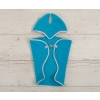 Set for Hobby Horse A3: Fleece blanket + earmuffs - turquoise