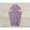 Set for Hobby Horse A3: Fleece blanket + earmuffs - violet