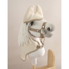 Set for Hobby Horse A4: Fleece blanket + earmuffs - cream