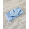 Set for Hobby Horse A4: Fleece blanket + earmuffs - light blue
