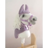 Set for Hobby Horse A4: Fleece blanket + earmuffs - lila