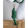 Set for Hobby Horse: the halter A3 + Tether made of cord - green