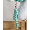 Set for Hobby Horse: the halter A3 + Tether made of cord - mint