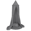 Set: Hanging canopy + Floor play mat + pillows - anthracite