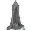 Set: Hanging canopy + Floor play mat + pillows - anthracite