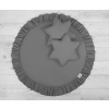 Set: Hanging canopy + Floor play mat + pillows - anthracite