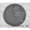 Set: Hanging canopy + Floor play mat + pillows - anthracite