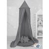 Set: Hanging canopy + Floor play mat + pillows - anthracite