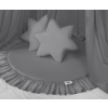 Set: Hanging canopy + Floor play mat + pillows - anthracite