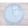 Set: Hanging canopy + Floor play mat + pillows - blue