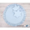 Set: Hanging canopy + Floor play mat + pillows - blue