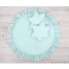 Set: Hanging canopy + Floor play mat + pillows - mint