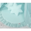 Set: Hanging canopy + Floor play mat + pillows - mint