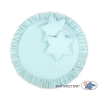Set: Hanging canopy + Floor play mat + pillows - mint