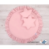Set: Hanging canopy + Floor play mat + pillows - pastel pink