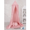Set: Hanging canopy + Floor play mat + pillows - pastel pink