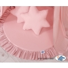 Set: Hanging canopy + Floor play mat + pillows - pastel pink
