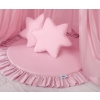 Set: Hanging canopy + Floor play mat + pillows - pink