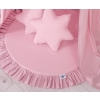 Set: Hanging canopy + Floor play mat + pillows - pink