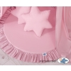 Set: Hanging canopy + Floor play mat + pillows - pink