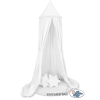 Set: Hanging canopy + Floor play mat + pillows - white