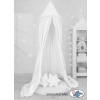 Set: Hanging canopy + Floor play mat + pillows - white