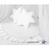 Set: Hanging canopy + Floor play mat + pillows - white