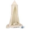 Set: Hanging canopy + Nest with flounce + pillows - beige