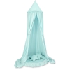 Set: Hanging canopy + Nest with flounce + pillows - mint