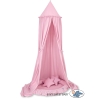 Set: Hanging canopy + Nest with flounce + pillows - pink