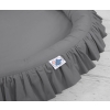 Set: Hanging canopy + Nest with flounce- anthracite