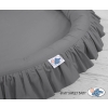 Set: Hanging canopy + Nest with flounce- anthracite