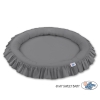 Set: Hanging canopy + Nest with flounce- anthracite