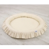 Set: Hanging canopy + Nest with flounce- beige
