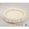 Set: Hanging canopy + Nest with flounce- beige