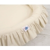 Set: Hanging canopy + Nest with flounce- beige