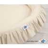 Set: Hanging canopy + Nest with flounce- beige