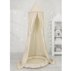 Set: Hanging canopy + Nest with flounce- beige