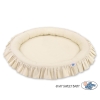 Set: Hanging canopy + Nest with flounce- beige