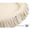 Set: Hanging canopy + Nest with flounce- beige