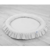 Set: Hanging canopy + Nest with flounce- gray