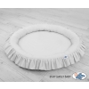 Set: Hanging canopy + Nest with flounce- gray