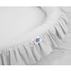 Set: Hanging canopy + Nest with flounce- gray