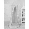 Set: Hanging canopy + Nest with flounce- gray