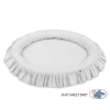 Set: Hanging canopy + Nest with flounce- gray