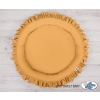 Set: Hanging canopy + Nest with flounce- honey yellow