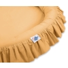 Set: Hanging canopy + Nest with flounce- honey yellow