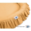 Set: Hanging canopy + Nest with flounce- honey yellow