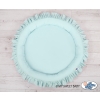 Set: Hanging canopy + Nest with flounce- mint