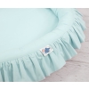 Set: Hanging canopy + Nest with flounce- mint